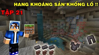 Tập 21 | SINH TỒN MINECRAFT PE 1.17 | Bộ Giáp Netherit Và Hang Động Khổng Lồ..!!