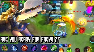 Freya finally rework gameplay - mobile legends