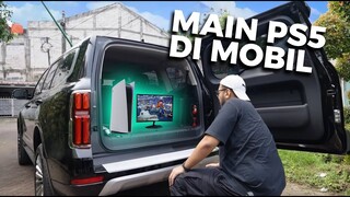 MAIN PS5 di MOBIL?, BUKA RENTAL KELILING?! WKWKWK! - Liburan Keluarga Bersama GWM TANK 500!