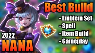 NANA BEST BUILD 2022 | TOP 1 GLOBAL NANA BUILD | NANA - MOBILE LEGENDS | MLBB