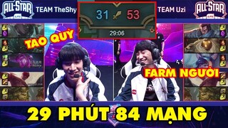 [All Star LPL 2019]  Quỳ lạy với TEAM THESHY vs TEAM UZI - 30 phút 84 mạng, Farm người ko farm lính