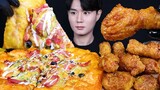 [Mukbang TV] - Pizza + gà rán | ASRM