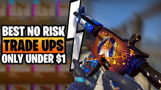 CSGO - BEST NO RISK TRADE UPS UNDER $1 | Trade-Ups 2021 | elsu