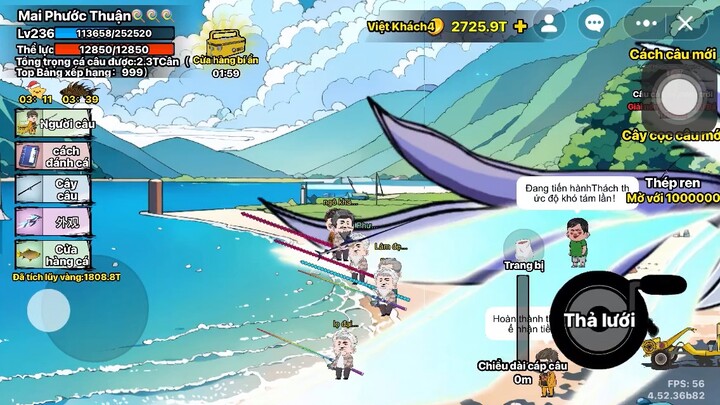 Câu cá vạn cân #buildagame #36854238 #钓魂