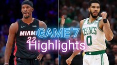 BOSTON CELTICS VS MIAMI HEAT GAME 7 HIGHLIGHTS