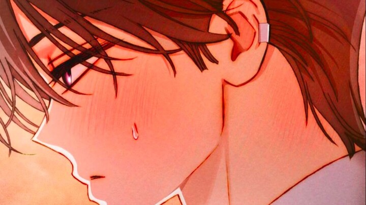 After reuniting, they held each other's hands, and crimson ripples appeared on the tip of the boy's 