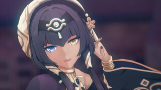 [เก็นชินอิมอิมแพกต์MMD/Candice]💕The Black Mamba ที่ล่อลวงและกลืนคุณในอึกเดียว💕[Black Mamba]
