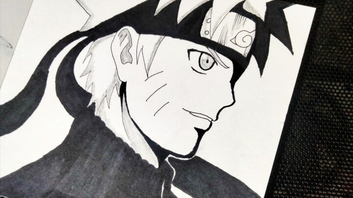 Yuk intip cara gambar naruto 😁💯