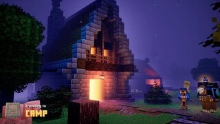 Minecraft Dungeons New Luminous Night Camp and Loading Screen
