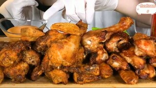 Gà rán lò, gà rán ớt, nhiều loại sốt chấm gà 1 #amthuc