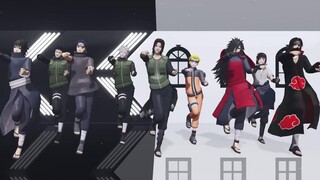 [Naruto MMD] Gia tộc Sasuke + hai thế hệ Hokage Mr.Taxi