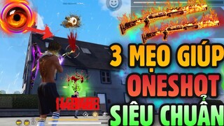 Free Fire | HEADSHOT 100% Với Skill Khoảng Lặng - 3 Mẹo Giúp ONESHOT Siêu Chuẩn