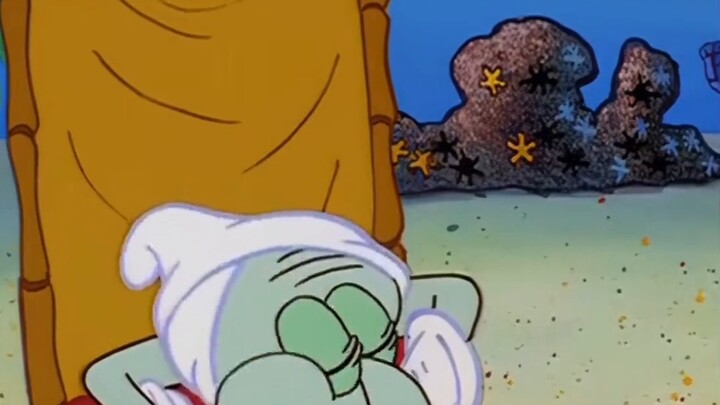 Squidward: I am so lucky to have you