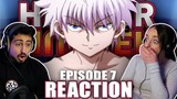 KILLUA IS A BEAST! Hunter x Hunter Episode 7 REACTION!