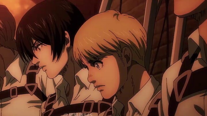A review of the famous scenes in Titans, Reiner: So cool! Seeing Annie and the Survey Corps together