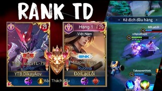 "Rank Thách Đấu".Dikay AoV và Onekill Chung Một Team Sẽ Căng NTN ? P3