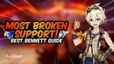 MOST BROKEN SUPPORT! Updated Bennett Guide - Best Artifacts, Weapons & Teams | Genshin Impact 2.6