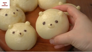 Korea cooking : Steamed custard buns 1  #monHan