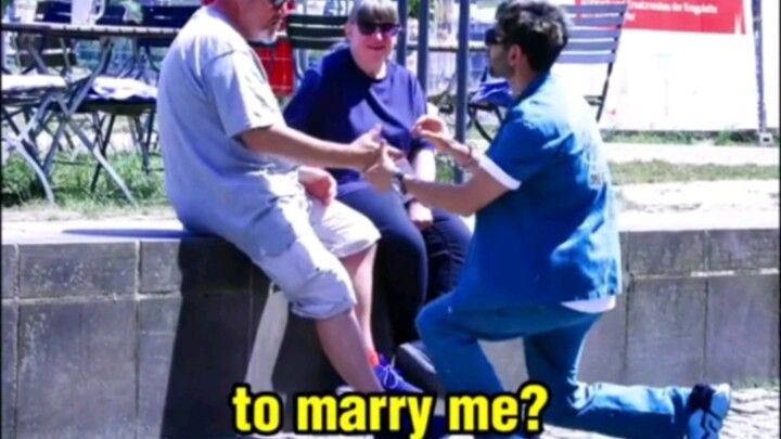 Random Passerby Proposal Prank 2 😂 Your grandpa’s still the man