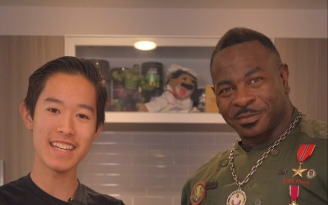 Oliba and Wang Tianxin Make Steak Together