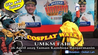 Cosplayer Izuku Midoriya pada Cosplay Walk UMKM FAIR 26 April 2025 Taman Kamboja Banjarmasin