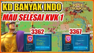 KINGDOM BANYAK INDO YANG MAU SELESAI KVK 1 DAN MENANG !! REVIEW 3362 DAN 3367