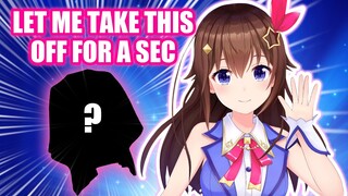 Sora: Let Me Take this Off for a Sec 【Hololive English Sub】