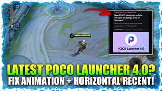 Poco Launcher 4.0: Fix Animation + Horizontal Recent - ft. Poco F3 (No Clickbait!)