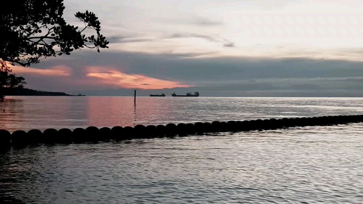 sunrise or sunset