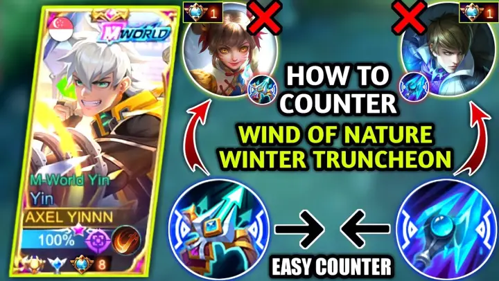 HOW TO COUNTER ‘’WON AND WT‘’ USING YIN | BEST BUILD AND EMBLEM | MOBILE LEGENDS