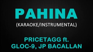 Pahina - Pricetagg ft. Gloc-9, JP Bacallan (Karaoke/Instrumental)