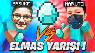 Sasuke İle Elmas Bulma Yarışı Yaptık | Minecraft Hardcore #6