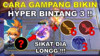 CARA GAMPANG BIKIN HYPER BINTANG 3 !! ZILONG ASTRO GUNNER !! COMBO MAGIC CHESS TERKUAT 2023