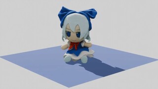 More and more fabrics fell on Cirno Fumo