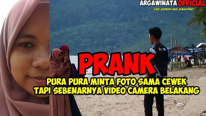 PRANK! PURA PURA MINTA FOTO SAMA CEWEK PADAHAL MAU VIDEO CAMERA BELAKANG