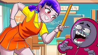 [Poppy Playtime] Squidgame Lớp của cô giáo búp bê và chiến binh hồng