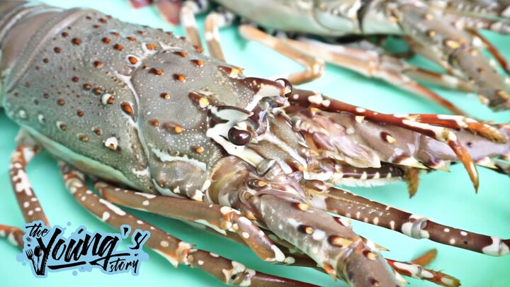 INDONESIAN FOOD - NOT ONLY IN JAPAN, THERE IS ALSO THE BEST LOBSTER IN BORNEO (KALIMANTAN) #ASMR