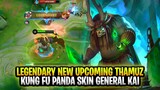 LEGENDARY! New Upcoming Thamuz Kung Fu Panda Skin General Kai Gameplay | Mobile Legends: Bang Bang