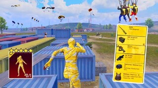 MY BEST RUSH GAMEPLAY TODAY with YELLOW MUMMY SET😍PUBG Mobile