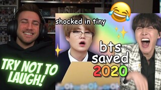 I LOST SO HARD! 😂😅 BTS TRY NOT TO LAUGH BTS 2020 PART 2! 😂😆 BTS WERE WILD IN 2020 - REACTION
