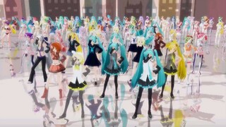 The Most Members of VOCALOID Dance on Stage in the History