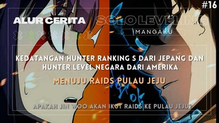 Kedatangan hunter terkuat dunia. ALUR CERITA ANIME MANHWA SOLO LEVELING!!! OVERPOWER!!! #16