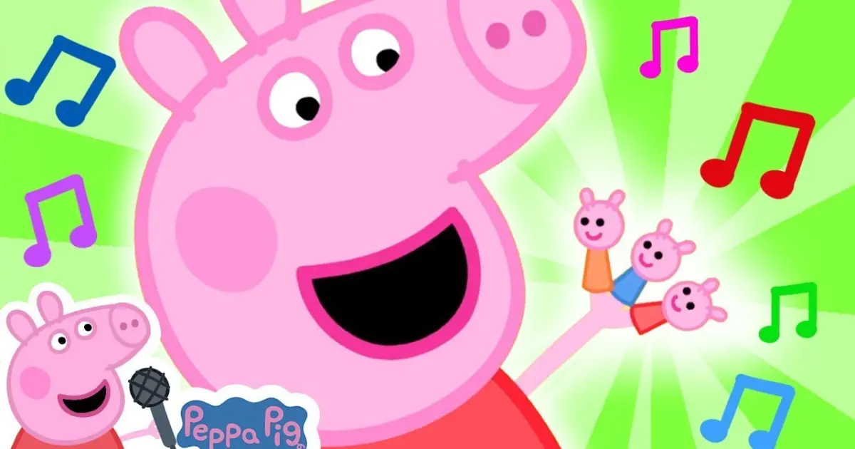 Peppa Pig Official Channel 🎵 Peppa Pig Finger Family Song@Peppa Pig -  Nursery Rhymes and Kids Songs - Bilibili