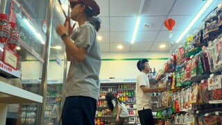 【便利店舞蹈】深夜社畜打工人，公司楼下便利店买泡面，加班顺便编个帅舞来跳