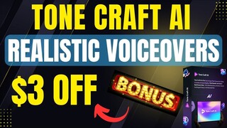 Tone Craft AI Review: Use AI to Clone Your Own Voice in Just 10 Seconds