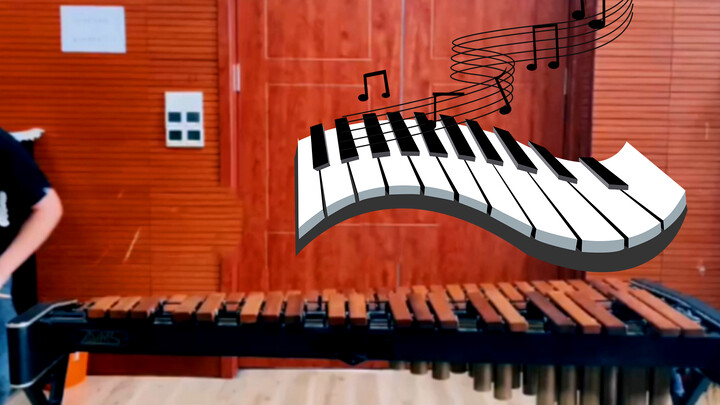 "Flight of the Bumble-bee" dikover dengan alat musik xylophone