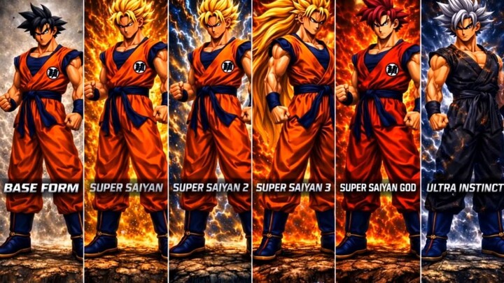 Son Goku's Transformation