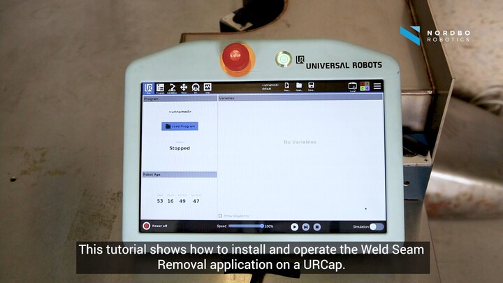 Tutorial: Weld Seam Removal with UR