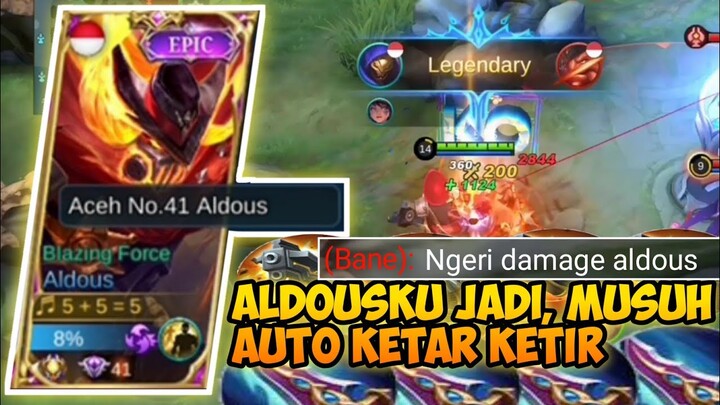 SEKALINYA ALDOUSKU MATI AKAN KU BALAS DENGAN LEGENDARY!! - BUILD ALDOUS TERSAKIT