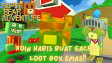 Nyoba Gacha Loot Box Emas - Super Bear Adventure